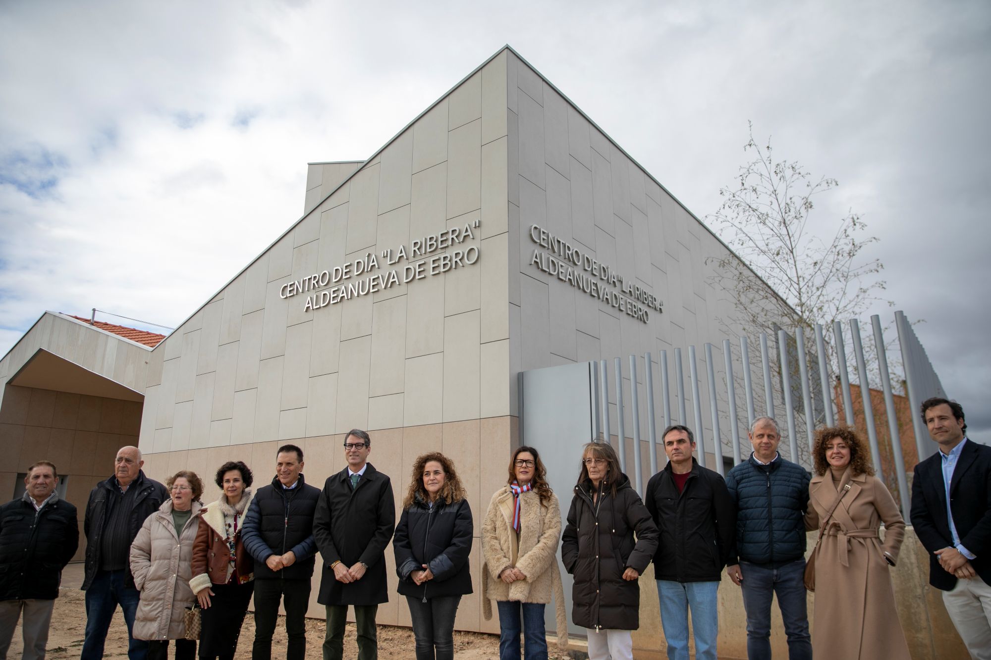 Visita al centro de día de Aldeanueva de Ebro